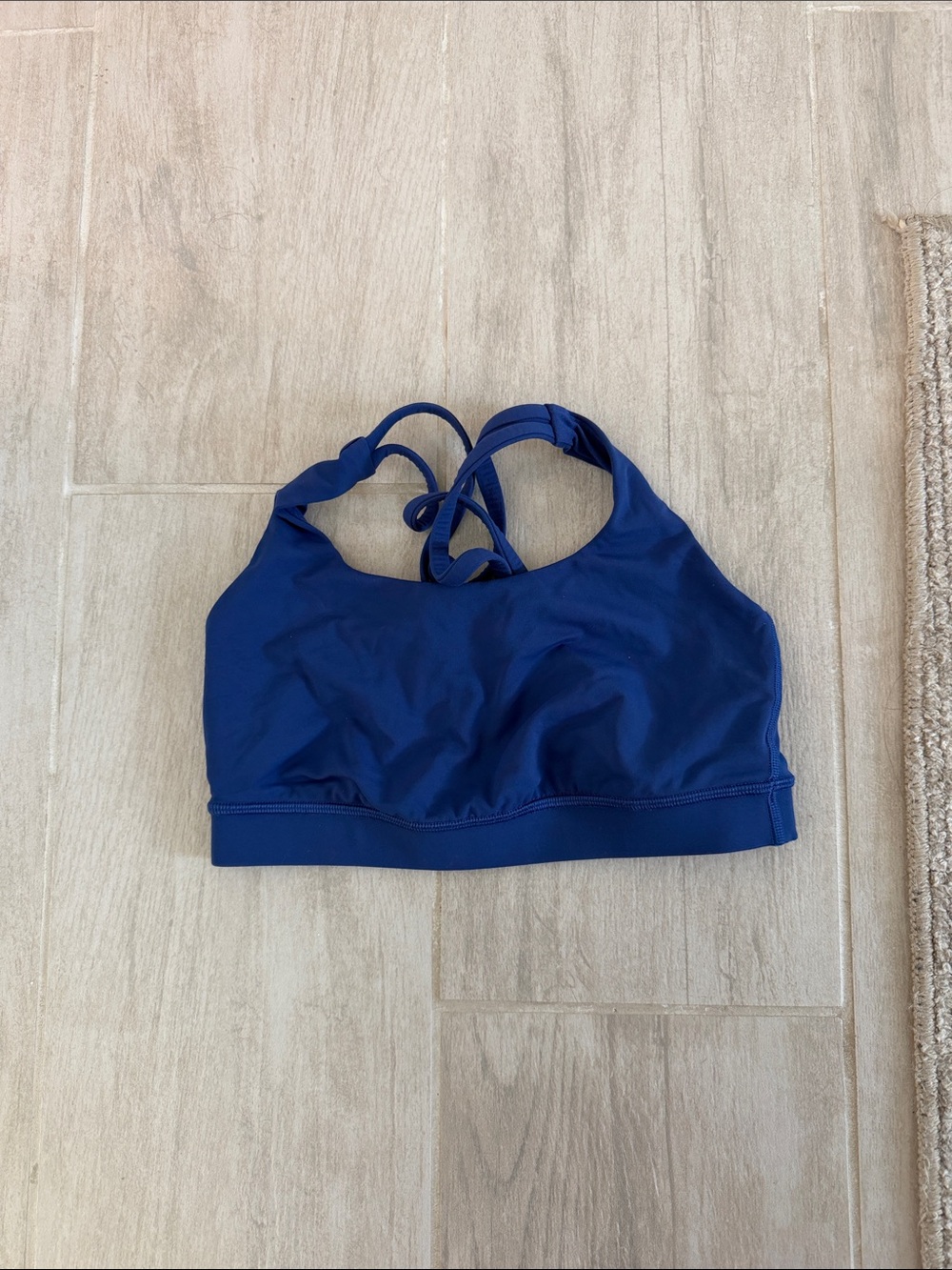 lululemon athletica Navy Blue Strappy Sports Bra